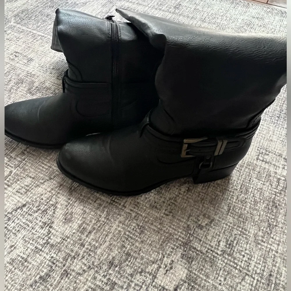 Rampage Black Knee-High Women’s Boots Size 8 - Picture 5 of 6